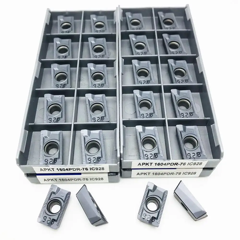 Карбидная вставка APKT1604 PDR 76 IC928 фрезерный токарный инструмент APKT режущий станок с