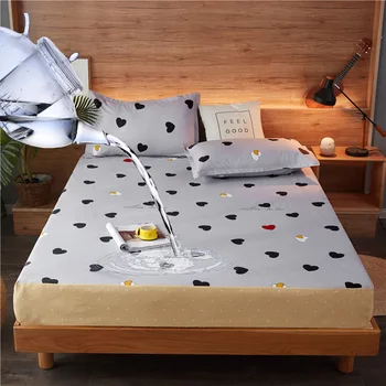 

Waterproof Mattress Cover Pure Cotton Bed Fitted Sheet Baby Old People Urine Breathable Bed Cover Hotel Mattress Protection Pad