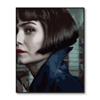

Fantastic Beasts Oil Painting By Numbers Kits Tina poster Home Decoration Newt acrylic paint by numbers kits for adults