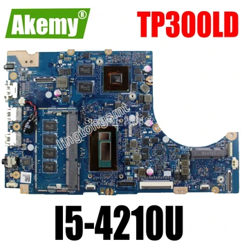 

For Asus TP300LD Motherboard REV2.0 with processor For Asus TP300LD TP300LJ I5-4210U 4GB RAM Mainboard Test ok 100% Tested