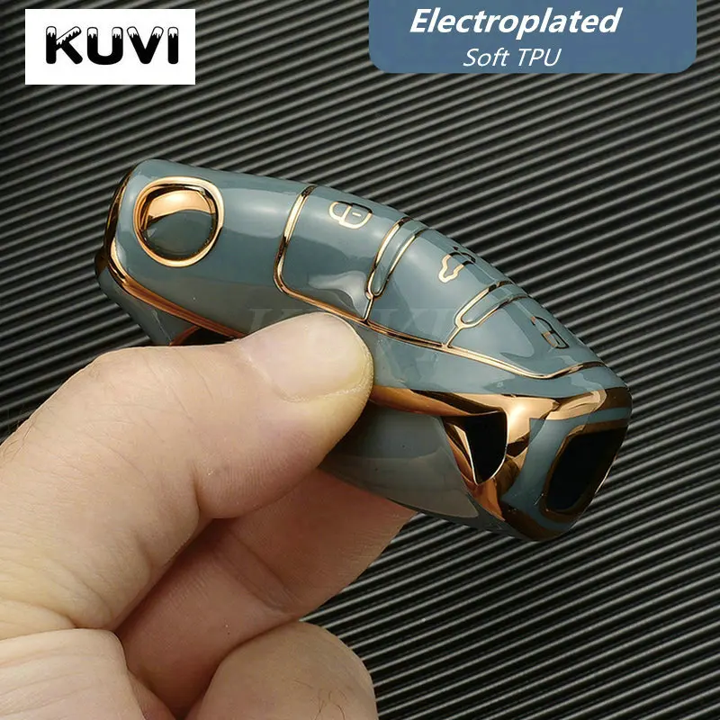 Key Case Cover Key Case Car Key Shell TPU Car Key Case Cover Holder Shell For VW Volkswagen Polo Golf Passat Beetle Caddy Tiguan Skoda Octavia Kodiaq Seat Leon Altea