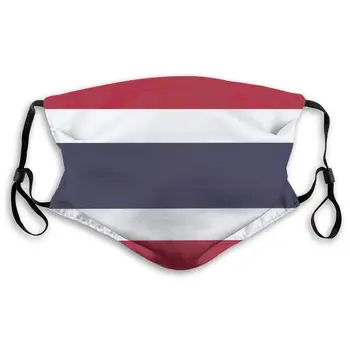 

Thailand Print Mouth Masks With Filter Washable And Reusable Anti Dust Breathable Mask With Adjustable Ear Loops For Men And