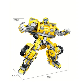 

Transformers Toy Building Block Robot Autobot 27cm Bumblebee Assembling Toy Children's Gift Collection Model