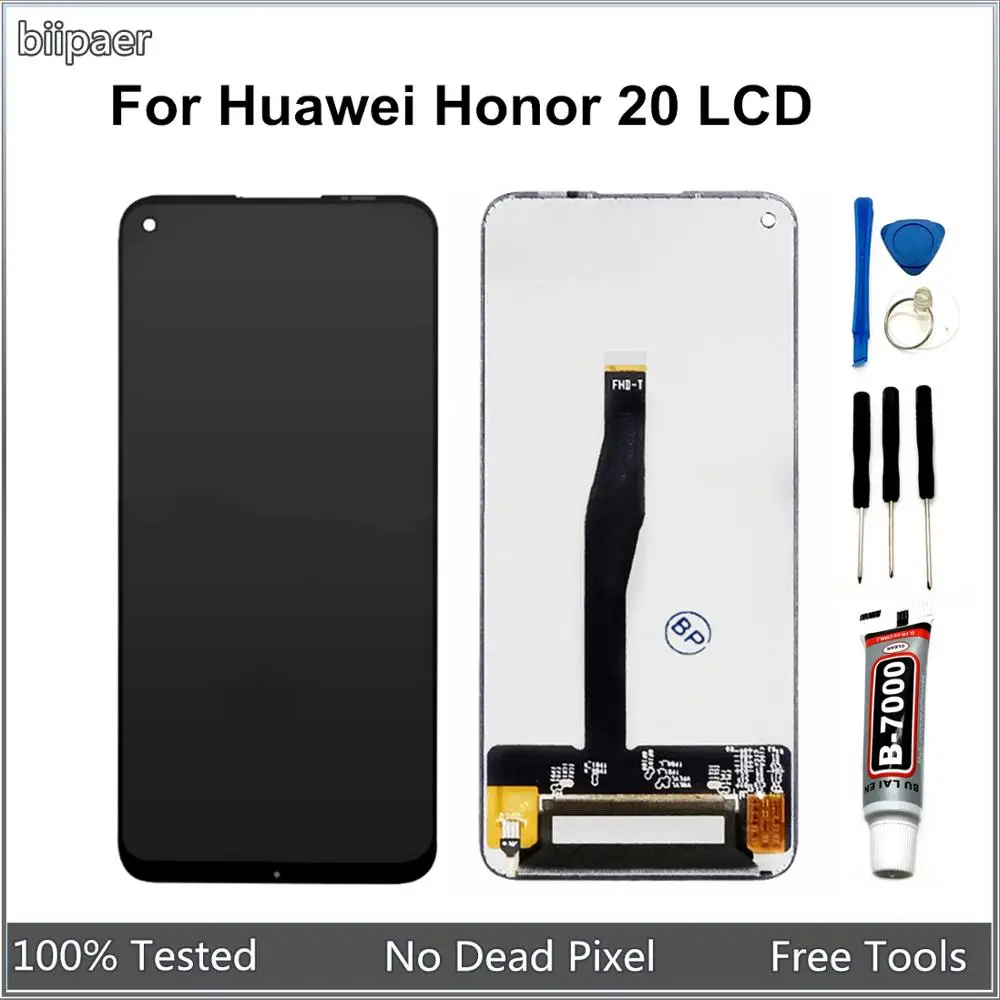 ЖК-дисплей для Huawei Честь 20 сенсорный экран дигитайзер сборки Honor YAL-L21 YAL-AL00 YAL-TL00 |