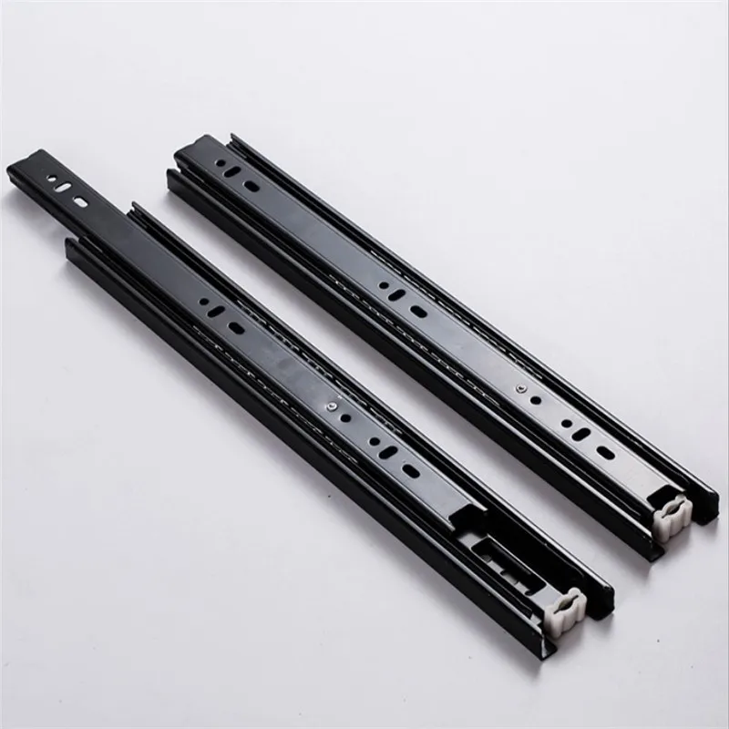 3 Section Sliding Rails For Drawers Full Extension Side Mount Runner