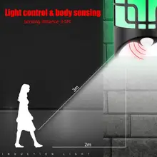 RGB 30LED настенный светильник на солнечной энергии Водонепроницаемый IP65 пульт дистанционного управления датчик тела пламя освещение для наружного двора