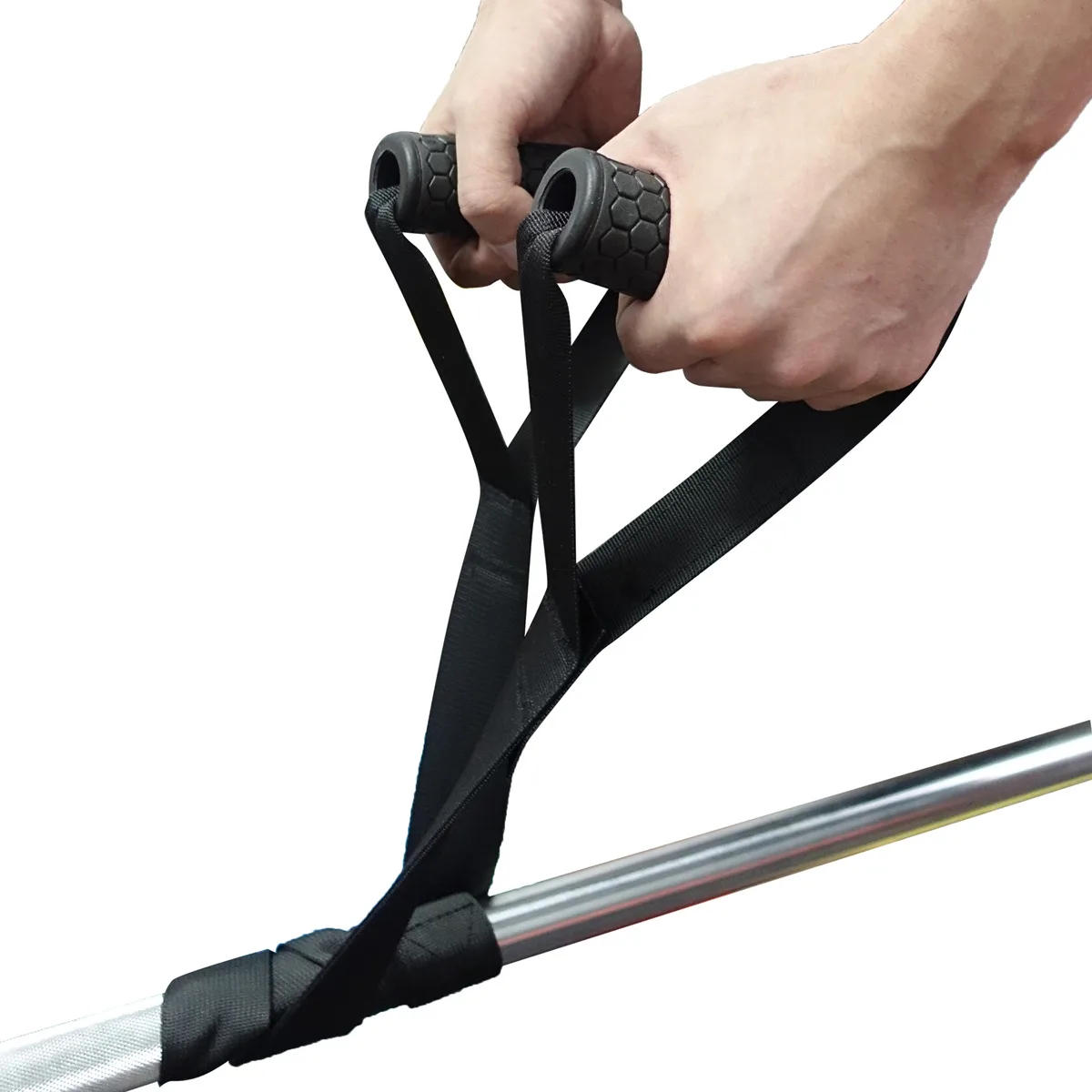 

Power Gym Double Handles T Bar Row Core Blaster Landmines Grappler for Fitness Workout Strength Training Equipment Accessories