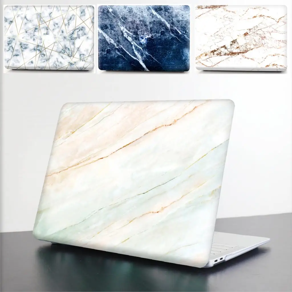 Мраморный Жесткий Чехол для ноутбука Macbook Air Pro Retina 11 12 13 15 сенсорная панель дюймов