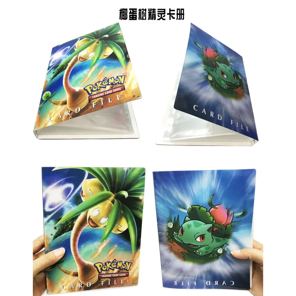 240pcs Cards Holder Album Toys For Novelty Gift Large Capacity Pokemon Cards Book Album Book Top Loaded List Playing Card BC0230 (8)
