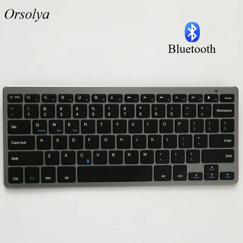Русская/испанская/Арабская/английская Беспроводная Bluetooth клавиатура для