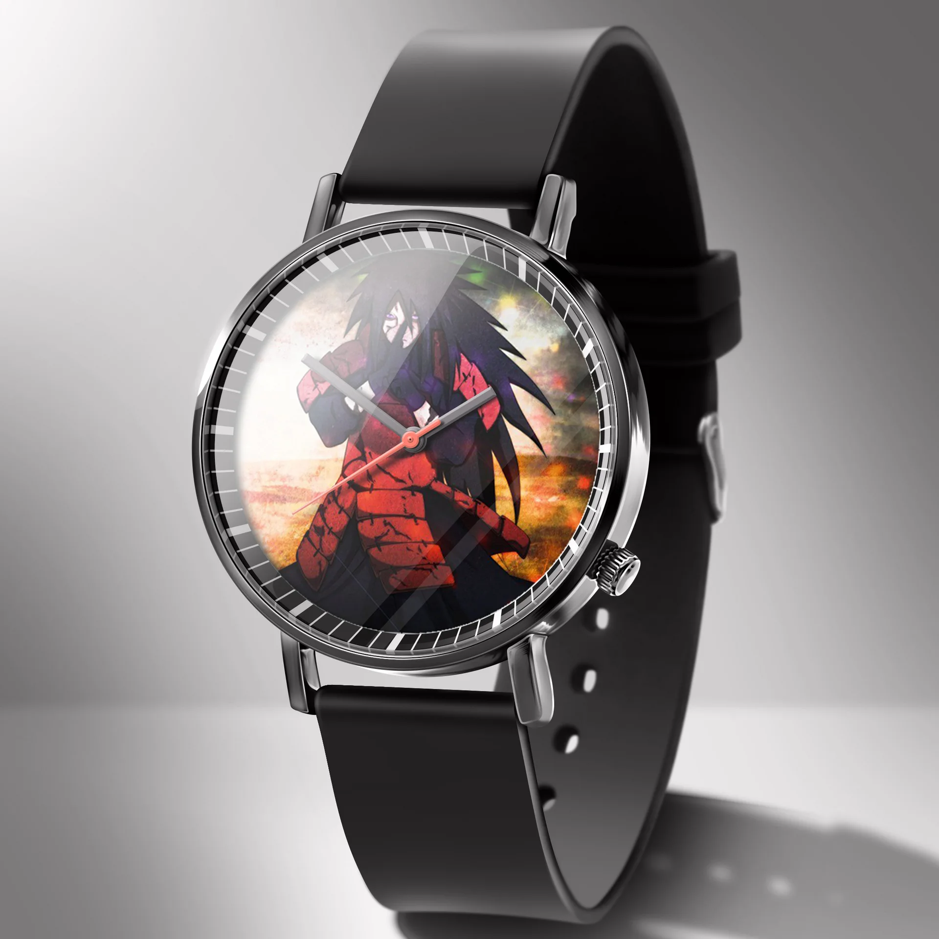 Naruto Akatsuki Uchiha Itachi Rinnegan Sharingan Anime Wrist Watch Pointer  Quartz Watches Detective Boy Gift Toy  Animation Derivativesperipheral  Products  AliExpress