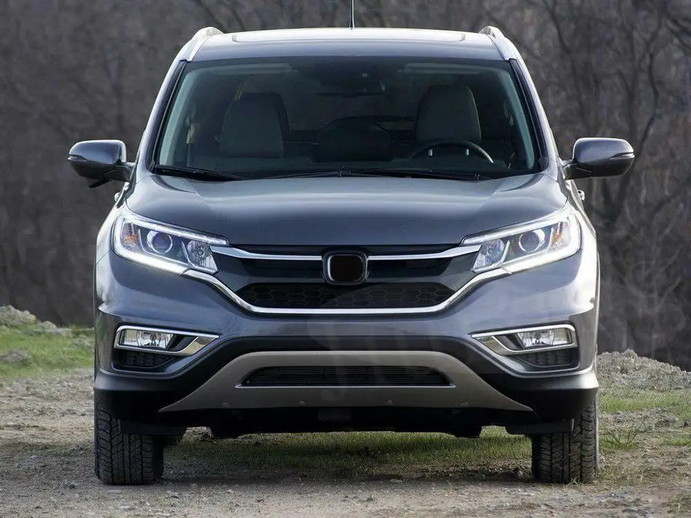 Для Honda CRV CR-V- Хромированная передняя решетка+ нижняя решетка
