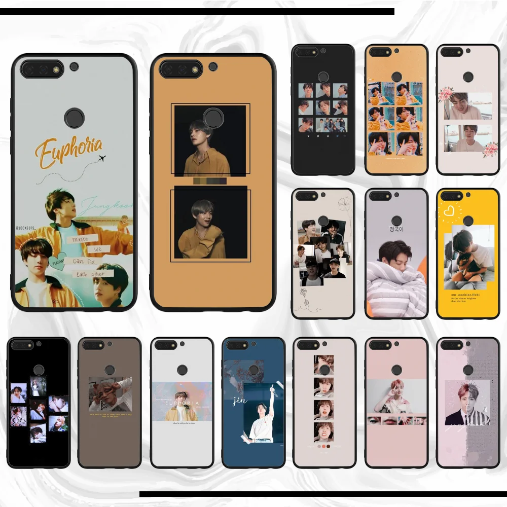 Чехол для телефона KPOP Euphoria Jungkook DIY с украшениями honor Y6 2018 8x9 lite 10 view|Бамперы| |