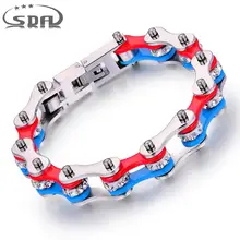 SDA панк-рок, женский браслет, байкер, велосипедный браслет, браслеты-манжеты для женщин, мотоциклетная цепочка, крутые браслеты, ювелирные изделия из нержавеющей стали