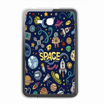 

soft TPU case for Samsung Galaxy Tab 3 lite 7.0 tab 3 V VE SM-T110 T111 T113 SM-T116NU painted transparent tablet back cover