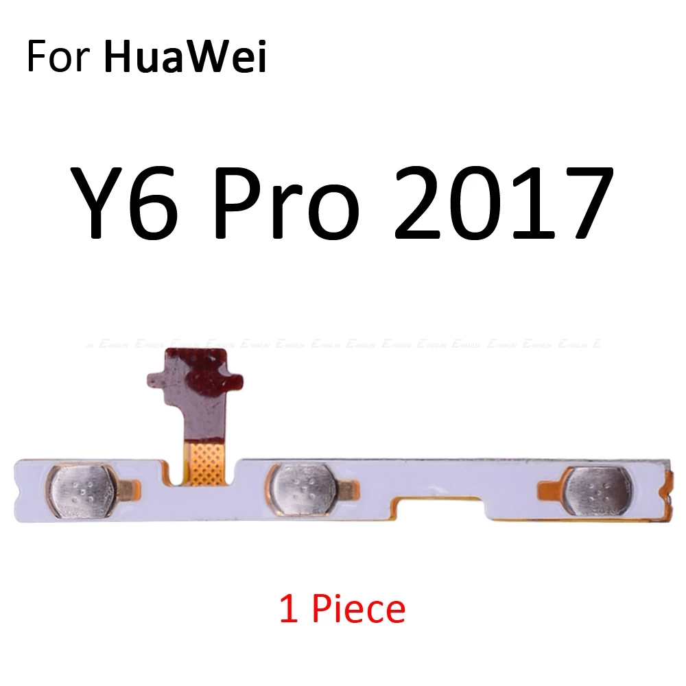 Кнопка включения и выключения питания гибкий кабель лента для HuaWei Y9 Y7 Y6 Pro Y5 Prime GR5 Бесшумная клавиша громкости - Цвет: For Y6 Pro 2017