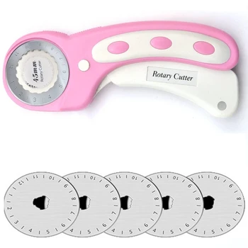 

LMDZ Rotary Cutter DIY Arts Crafts Cutting Cloth Tool Roller Wheel Round Knife Leather Paper Leather Craft Fabrics Accessories