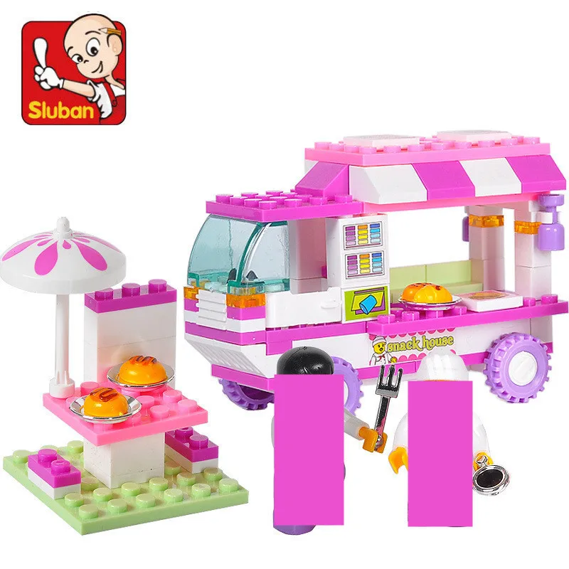 

Sluban M38-B0155 Friends 3D Enlighten Construction Brick Toys Building Block Bricks Compatible With Legominifigures