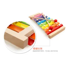 Деревянная детская развивающая игрушка Октав стук пианино стук ксилофон Раннее Образование Раннее детство музыка музыкальные Ins