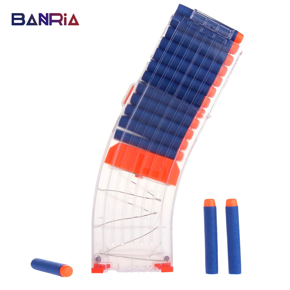 

NEW 15 Reload Clip For Nerf Magazine Round Darts Replacement Toy Gun Soft Bullet Clip For Nerf Blaster arma de brinquedo