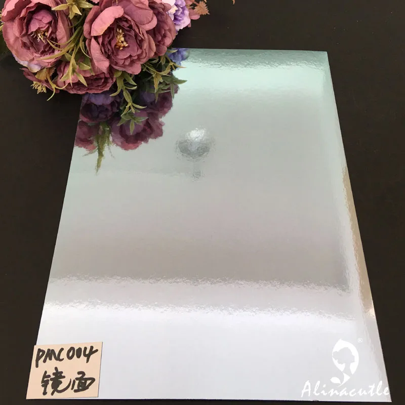 6 цветов x 2 листа синяя гладкая зеркальная бумага карта A4 250gsm бумага DIY Скрапбукинг бумажный пакет ремесло фон бумага Alinacraft