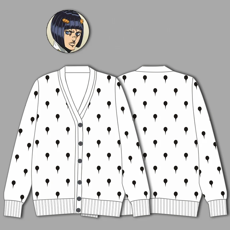 Косплэй diy JoJo невероятное приключение Золотой ветер Bruno Bucciarati Косплэй костюм буччеллати свитер Для мужчин Для женщин повседневный пиджак, куртка