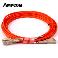 AMPCOM SC в SC волоконный патч-кабель многомодовый дуплексный-50/125um OM2-SC/UPC в SC/UPC