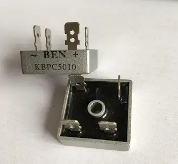 

50PCS/LOT KBPC5010 50A 1000V Diode Bridge Rectifier kbpc5010