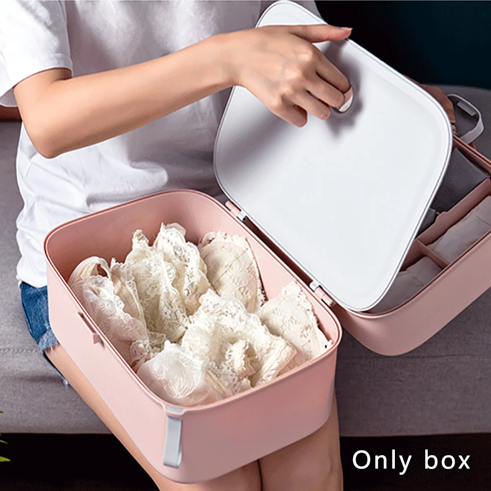 

12 Grid Clothes Bikini Home Travel Closet Drawer Divider Storage Box Underwear Organizer Ties Dustproof Wardrobe Bras Socks