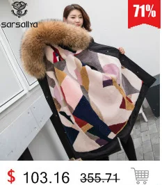 Парка из натурального меха, Женское зимнее пальто, длинная теплая куртка с капюшоном для женщин, новинка, натуральный мех лисы, парки, Повседневная однотонная зимняя одежда для женщин