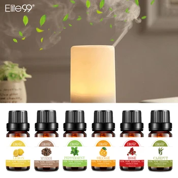 

Elite99 10ml Pure Essential Oils Humidifier Fragrance Lamp For Refreshing Air Eucalyptus Peppermint Lemon Lemongrass Aroma Oil