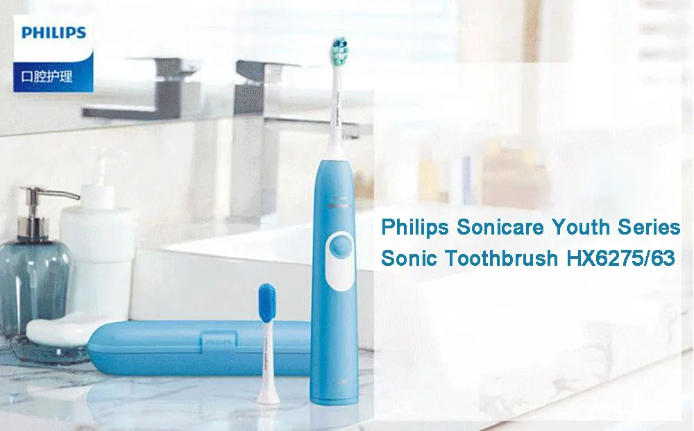 PHILIPS HX6275-31000R/M электрическая зубная щетка Sonicare Сменная головка щетки и зубная щетка Кнопка ВКЛ/ВЫКЛ дизайн для взрослых