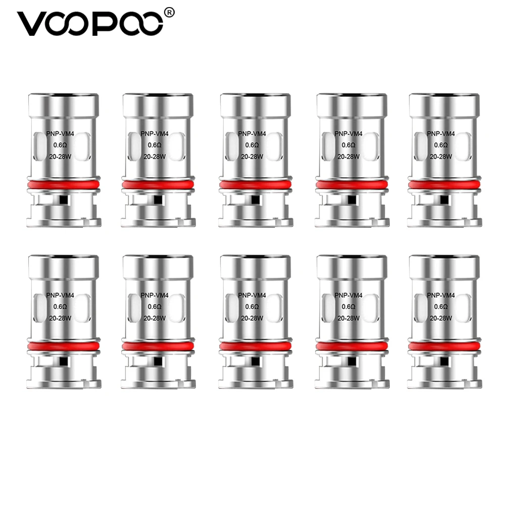 Спираль сопротивления VOOPOO PnP VM4 Ом 20-28 Вт для Argus Pro X Air Drag 3 Plus Vinci 2 менее 25 мг |
