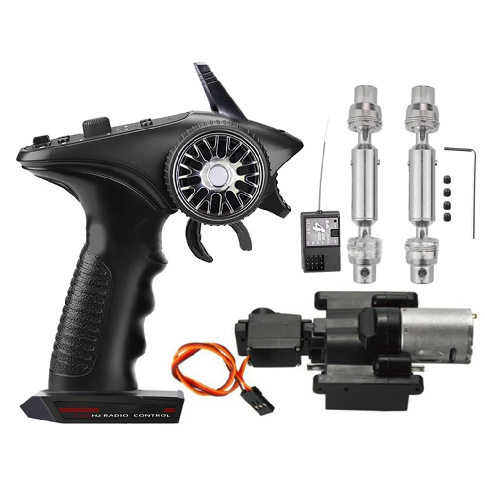 For WPL B14 MN RC Car Replacement Part Remote Control Upgrade 370 Motor Shift Gearbox 4CH Drive Shaft Set | Игрушки и хобби