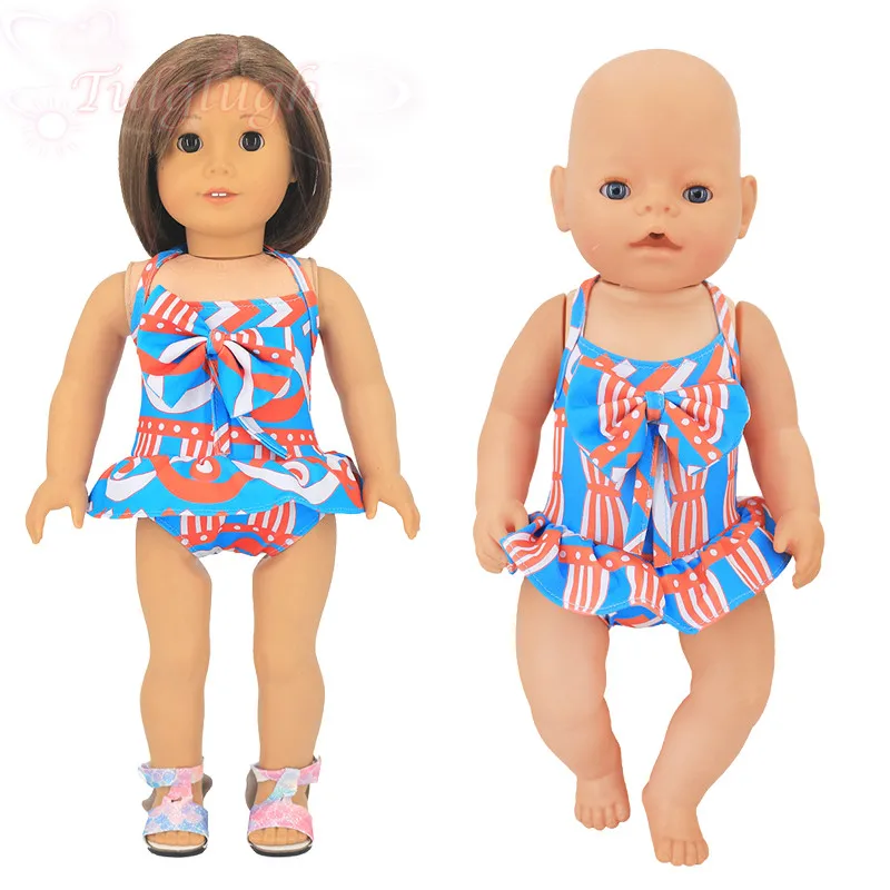 Детская кукла летняя одежда для детей 43 см плавания размер 18 дюймов | Игрушки и