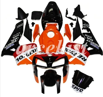 

New ABS Injection Mold motorcycle Fairings 100% Fit For Honda CBR600RR F5 05 06 2005 2006 fairings bodywork set Orange black