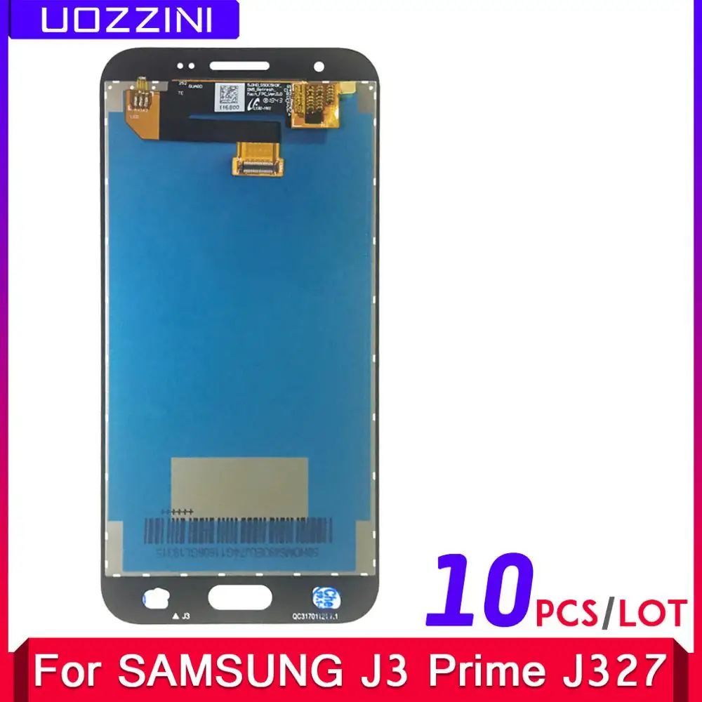 10 шт./Лот ЖК дисплей для SAMSUNG GALAXY J327 Lcd J3 Prime 2017 Emerge 2nd j327W J327V J327T J327P сенсорный экран в