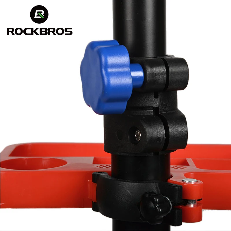 ROCKBROS 100-164 см регулируемая велосипедная напольная стойка для ремонта портативный алюминиевый горный велосипед из сплава велосипедная стойка держатель инструмент для обслуживания