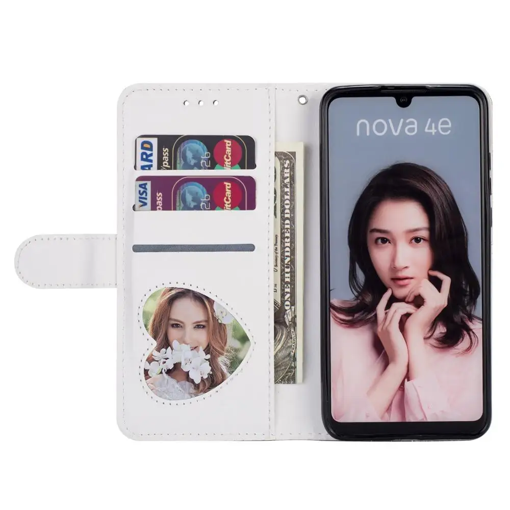 Роскошный блестящий чехол для телефона Huawei P30 P20 Lite Pro Y6 Y7 2019 P Smart Funda флип кошелек