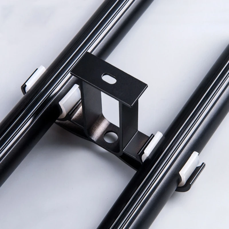 1pc Double Curtain Rod Brackets Window Hardware Holder Home Decor 97BB