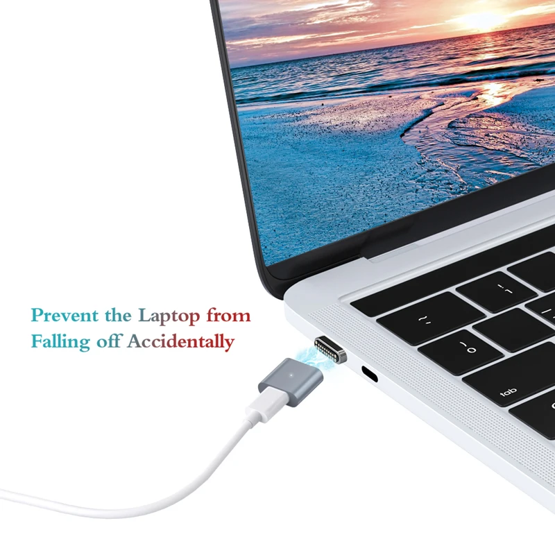 Magnetic USB C Adapter 20Pins Type-C Connector PD 100W Fast Charging 10Gbp/s Converter For iPad MacBook Pro HUAWEI XIAOMI Switch power adapter