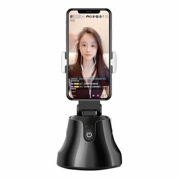 

360 RotationCamera Gimbal Selfie Stick Face & Object Tracking Stand Support for Vlog Live Video Record