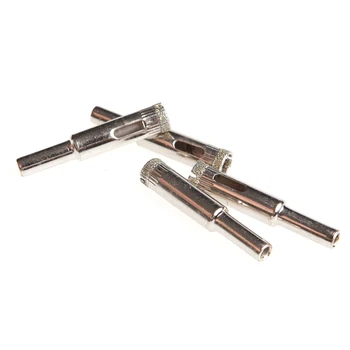 

4x 10mm Diamond Coated Drill Bit Set Marble Tile Glass Hole Saw Cutting Tool New