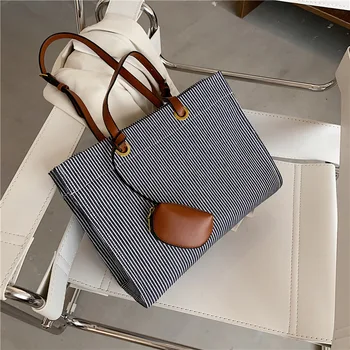 

Fashion Big Bag 2020 Trendy Fashion Simple Trend Check Pattern Handbag Large Capacity Travel Bag Shoulder Bag Handbag