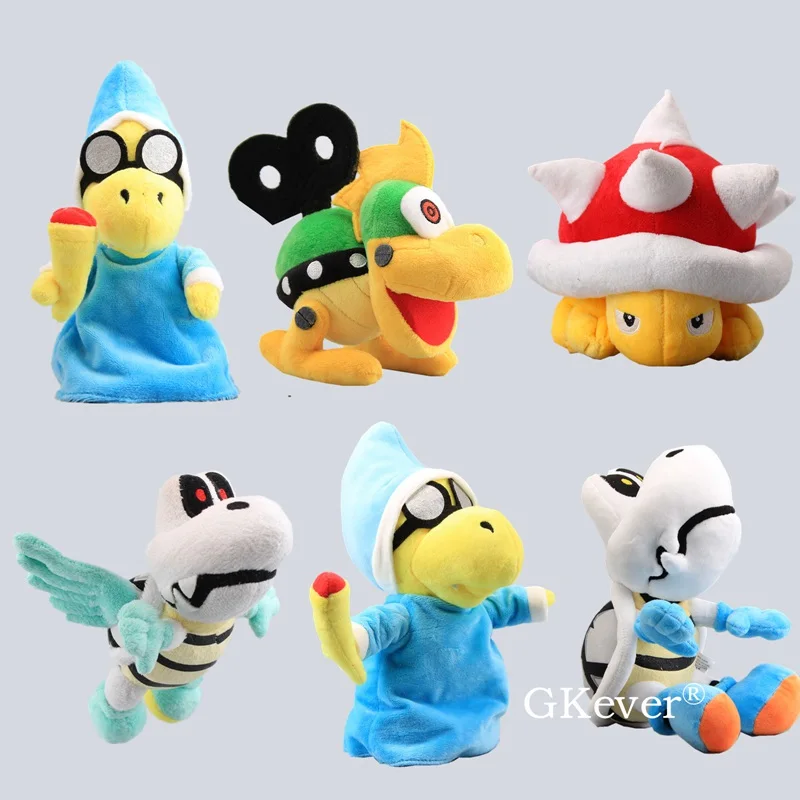 16-26 см серия Марио плюшевые мягкие игрушки кукла подарок# колючий Koopa# меха Koopa# кости черепаха# Magikoopa Kamek Koopa# Сухие Кости