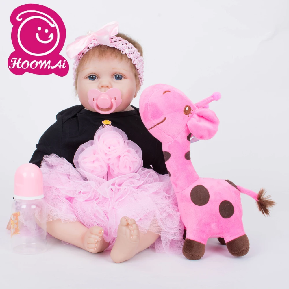2" Реалистичная кукла для новорожденных Bebe, тканевая кукла для тела, Реалистичная улыбка, Детская кукла, игрушка для дня детей, рождественские день рождения подарки 55 см