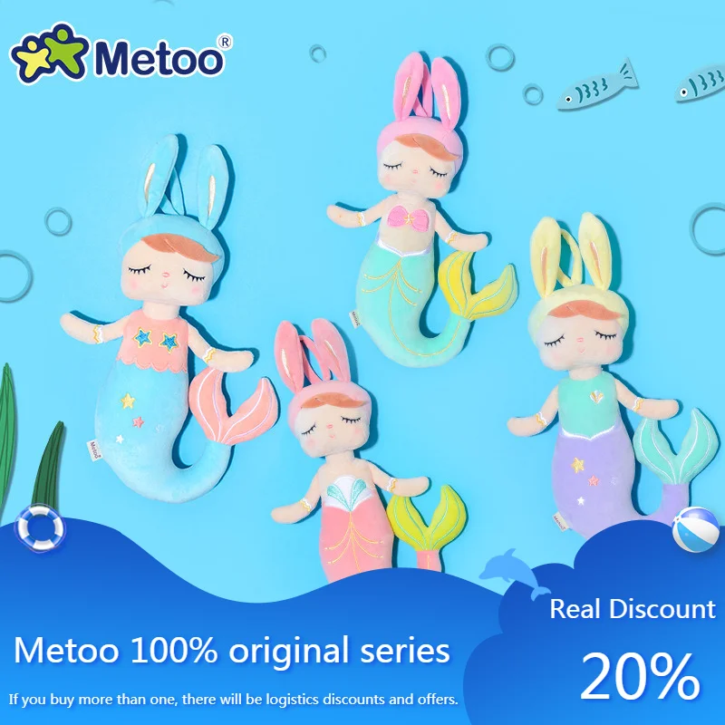 Плюшевые игрушки Metoo ангела Русалка куклы мечты девочка плюшевый кролик панда