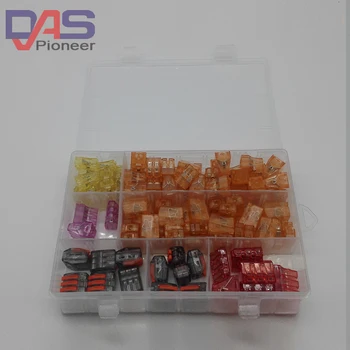 

110PCS cable connector for 3 rooms mixed 7 models Compact Fast Conductors Terminal Block boots terminals quick wiring