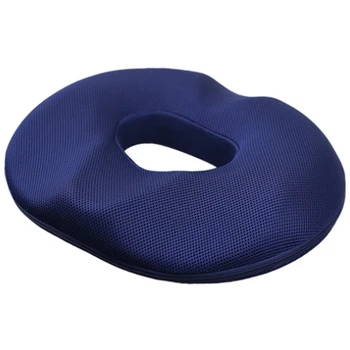 

LIXF Cushion Slow Rebound Memory Cotton Temperature Sense Round Hip Pad Office Chair Car Seat Cushion