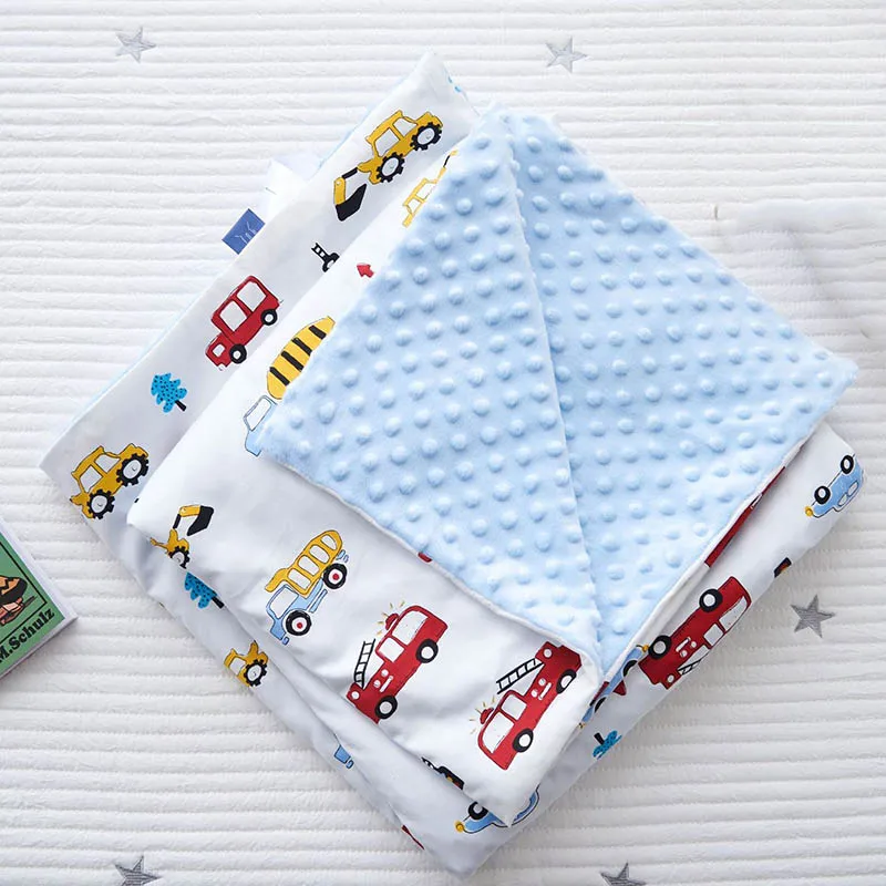 Baby Crib Blanket  velvet Newborn Sleeping Blankets toddler  Bed 70*110cm  stroller Quilt  kids Bedding multifunction